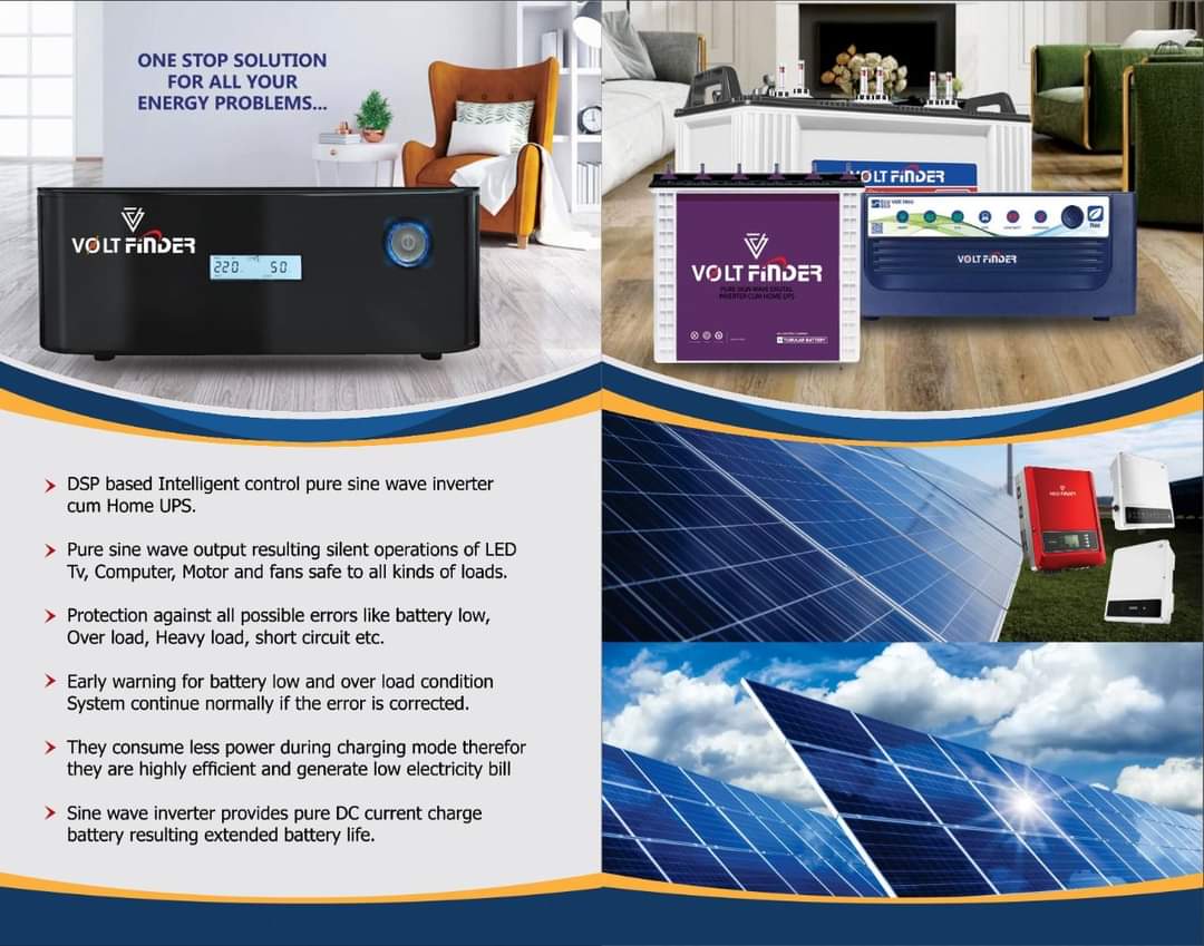 Volt Finder Customize UPs Inverter & Battery